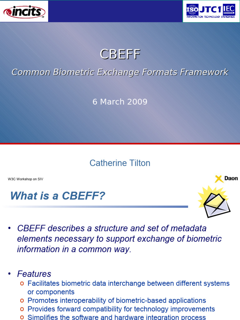 CBEFF Tilton 2009 Short | PDF | Information Technology | Data