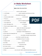 Make or Do Collocations Worksheet