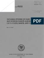 I Red Studies of Oleic Acid A D Sodium Oleate Adsorpi'Ion O Orite, Barite, and Calcite