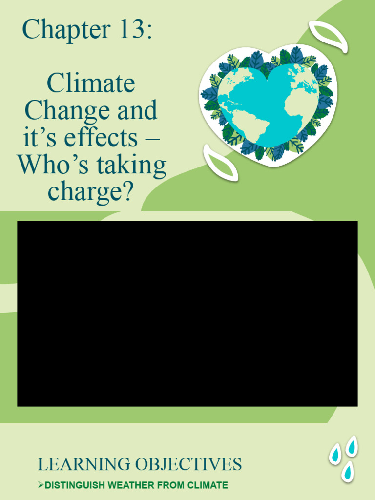 Chapter 13 Climate Change Its Effects Whos Taking Charge | PDF ...