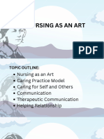 Nursing As An Art