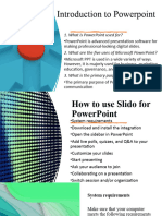 Introduction To Powerpoint