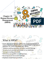 Chapter 10 Human Resource Management (HRM) Lesson 1