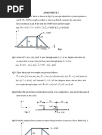 Engineering Mechanics Assignment On Forces Equilibrium.