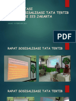 Dokumentasi Rapat Sosialisasi Tatib