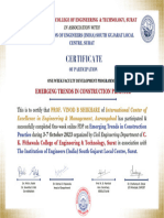 Certificate: of Participation