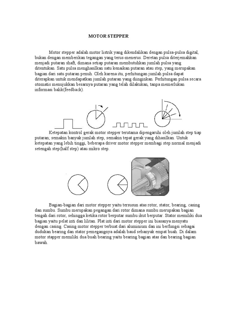 Karakteristik dan Jenis Motor Stepper | PDF | Teknologi & Rekayasa