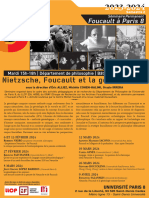 Affiche Séminaire Nietzsche, Foucault Et La Généalogie (2024)