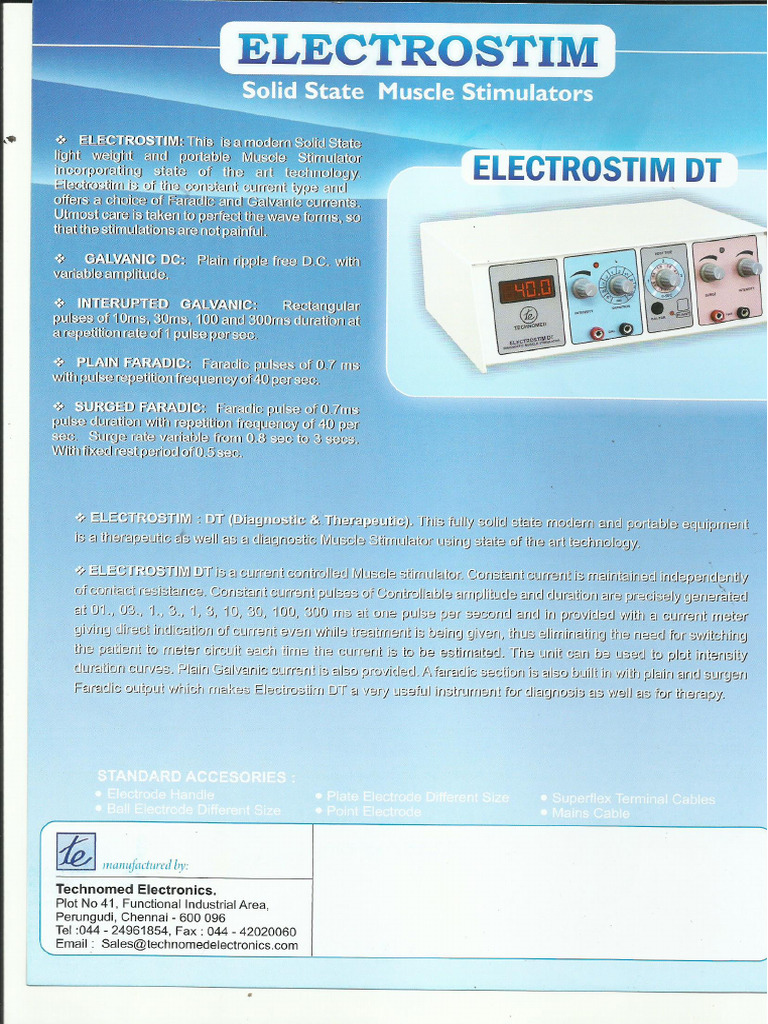 Electrostim DT | PDF