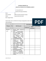 Lembar Observasi Guru Siklus 2