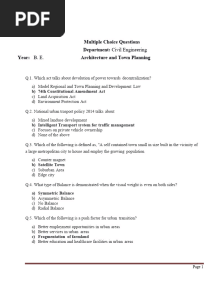 MCQ ATP BE Civil