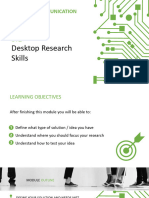 3.1 Desktop Research Skills New