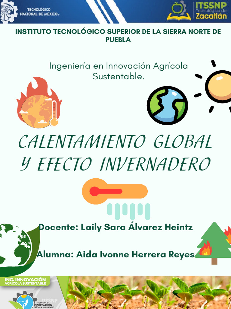 Calentamiento Global y Efecto Invernadero | PDF | Gases de efecto ...