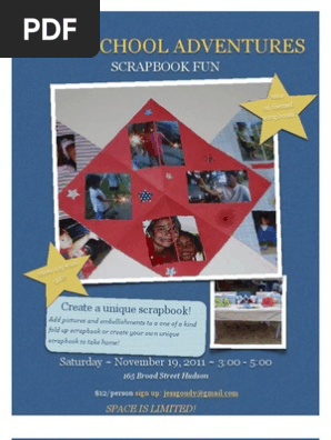 Scrapbook Flyer