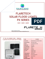 FT Solar Flood Light PX Series With Price Updated