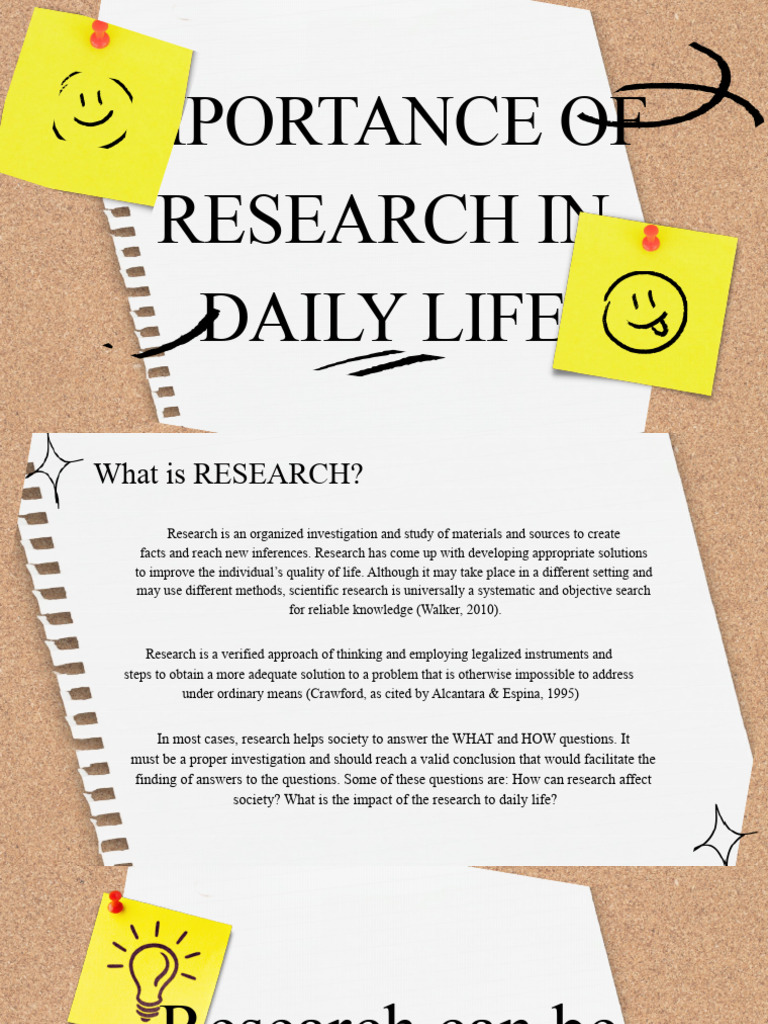 Research's Role in Daily Life | PDF | Science | Qualitative Research