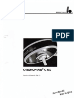 Berchtold Chromophare C450 Operating Light - Service Manual