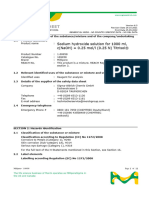 Safety Data Sheet: Sodium Hydroxide Solution For 1000 ML, C (Naoh) 0.25 Mol/L (0.25 N) Titrisol®