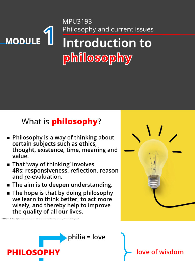 MPU3193 Module 1 | PDF | Epistemology | Deductive Reasoning