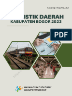 Statistik Daerah Kabupaten Bogor 2023