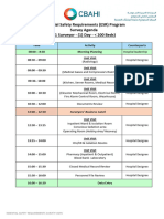 ESR Agenda (1 Surveyor (Less Than 200 Beds) ) 2018