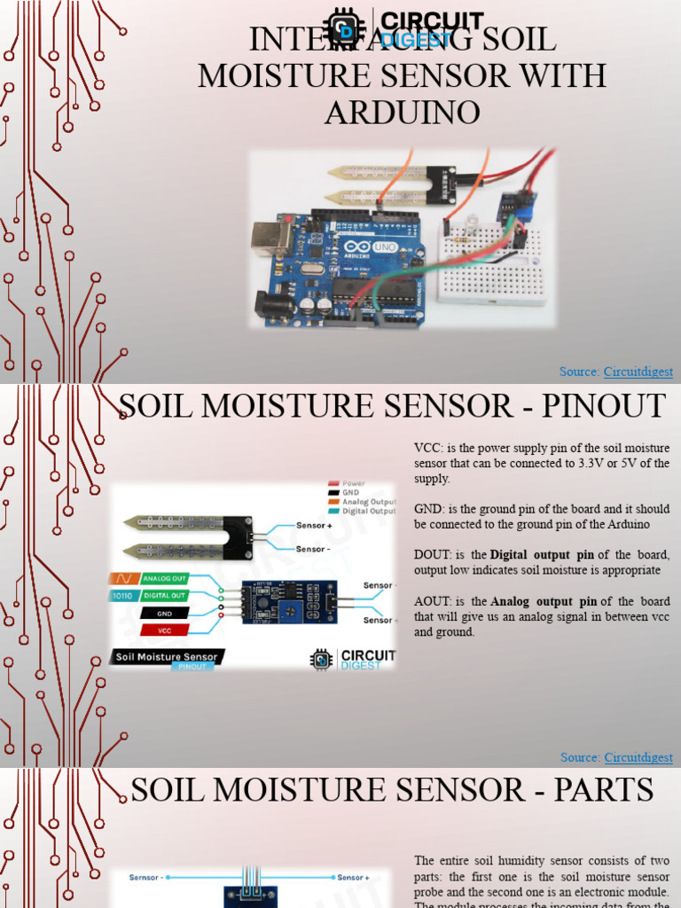 Interfacing Soil Moisture Sensor with Arduino | PDF | Arduino | Sensor