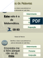 Classes de Palavras Jogo