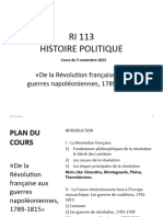 RI 113 - 3 Novembre 2023 - La Révolution Française Et Les Guerres de Coalition (Autosaved)
