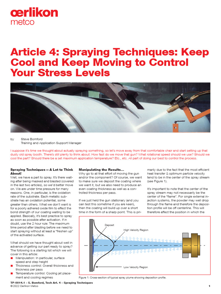 Article 4 - Spraying Technics - Keep Cool and Keep Moving To Control ...