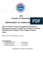 COCIMS For TVET in Sidama Region