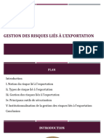 Gestion Des Risques Liés À L - Exportation