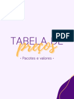 Tabela de Preços Design - at - Maah - Eduardaa