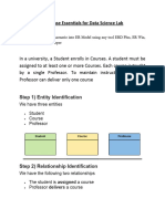 Database Essentials For Data Science Lab