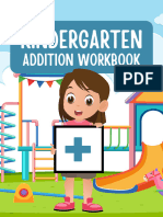 Fun and Colorful Kindergarten Addition Math Worksheet