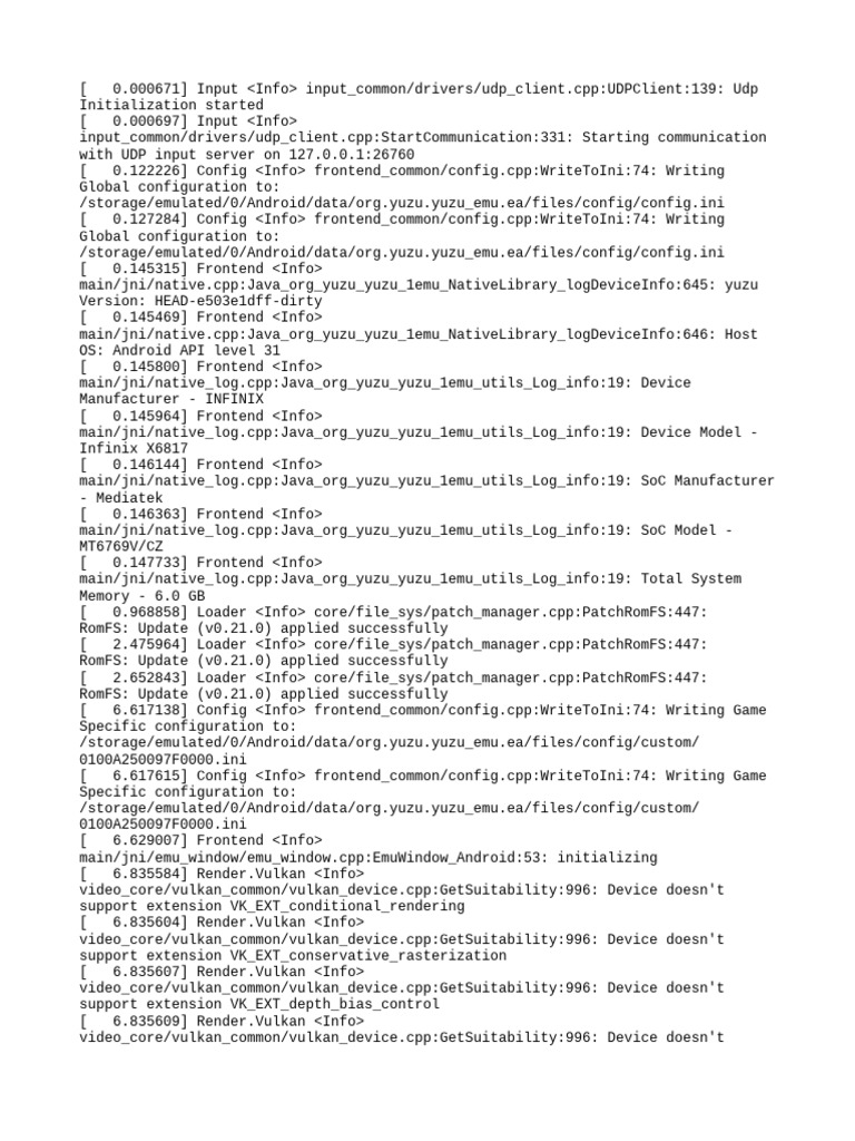Yuzu log pdf computing platforms operating system technology