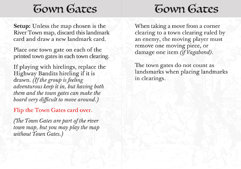 Town Gates Landmark Card | PDF