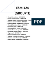 Esm 124 Group 3 Assignment