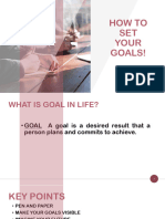 How To Set Your Own Goals