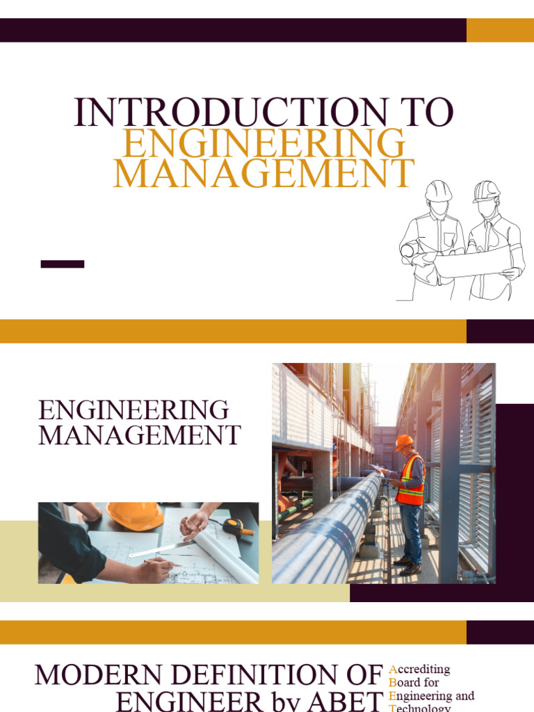 Introduction to Engineering Management | PDF | Engineer | Engineering