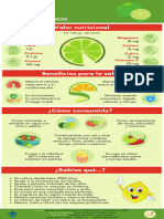 Información Nutricional Limon