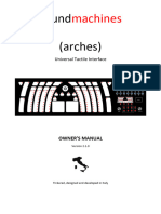 Soundmachines ARCHES-MANUAL-1.02.00-NOV23