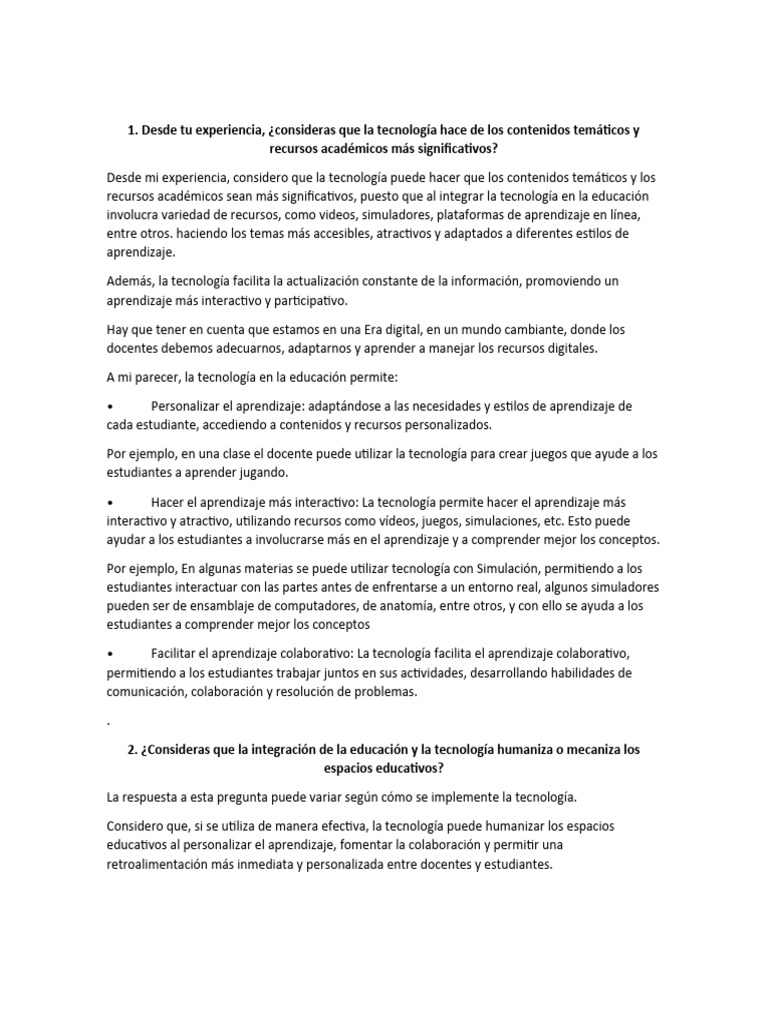 Impacto de la Tecnología en la Educación | PDF | Aprendizaje | Enseñando