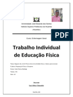 Impacto Da Covid-19 Nos Níveis de Atividade Física e Fatores Psicossociais