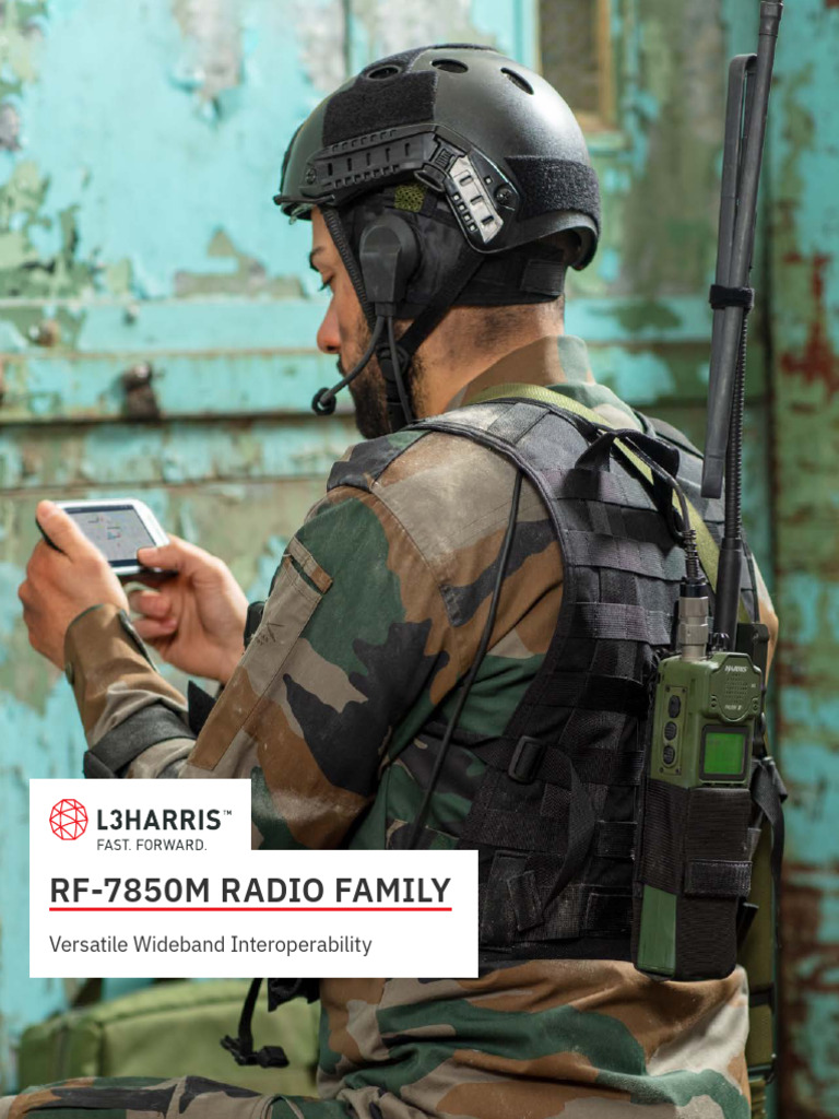 RF 7850m Wideband Radio Family Brochure | PDF | Wi Fi | Radio