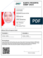 Kartu Peserta SNBP 2024: 424525089 Shevira Allicia Putri 0055782718 Smas Antartika Kab. Sidoarjo Prov. Jawa Timur