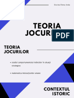 Teoria Jocurilor - Economie