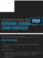 Estrutura Literária Dos Livros Proféticos