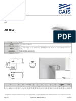 Cais Pivot Top Hinges Technical-Data Sheet