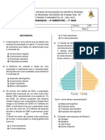 Prova de Humanas - Vespertino - 4bimestre