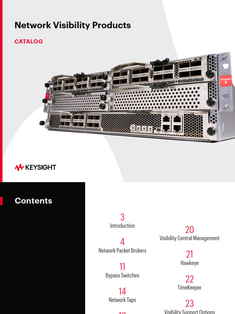 Keysight Network Visibility Solutions | PDF | Computer Network | Cloud ...